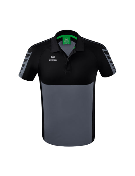 Six Wings Poloshirt Erwachsene slate grey/schwarz