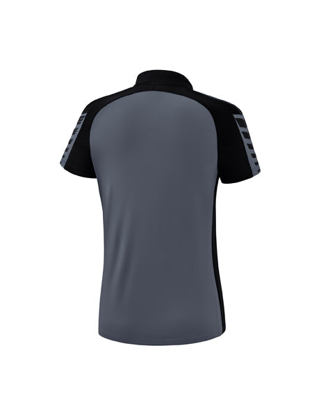 Six Wings Poloshirt Damen slate grey/schwarz