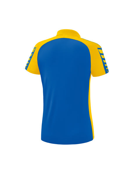 Six Wings Poloshirt Damen new royal/gelb