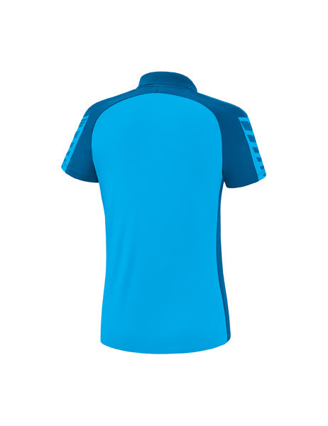 Six Wings Poloshirt Damen curacao/mykonos