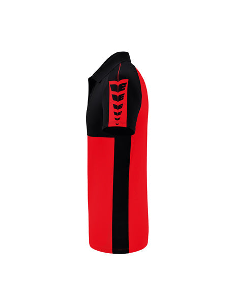 Six Wings Poloshirt Erwachsene rot/schwarz