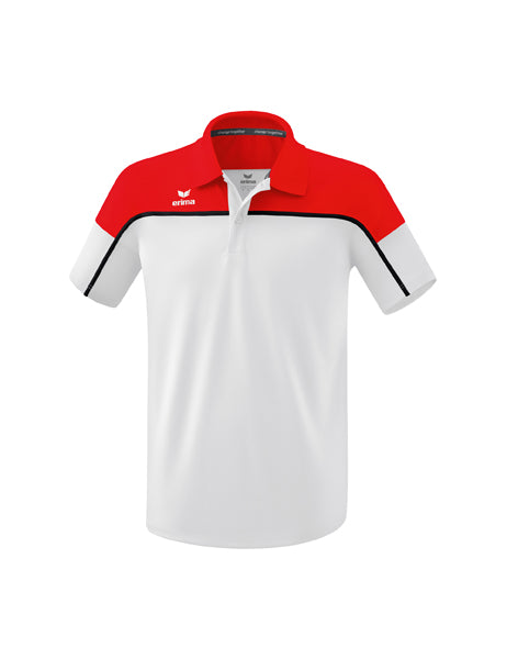 CHANGE by erima Poloshirt Erwachsene weiß/rot/schwarz