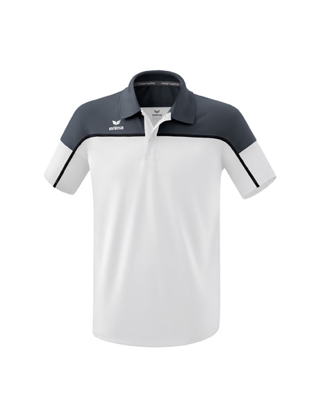 CHANGE by erima Poloshirt Erwachsene weiß/slate grey/schwarz