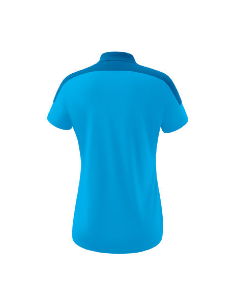 CHANGE by erima Poloshirt Damen curacao/mykonos/weiß