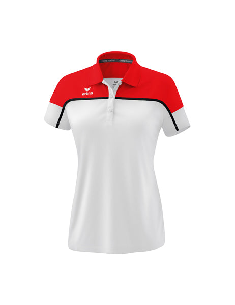 CHANGE by erima Poloshirt Damen weiß/rot/schwarz