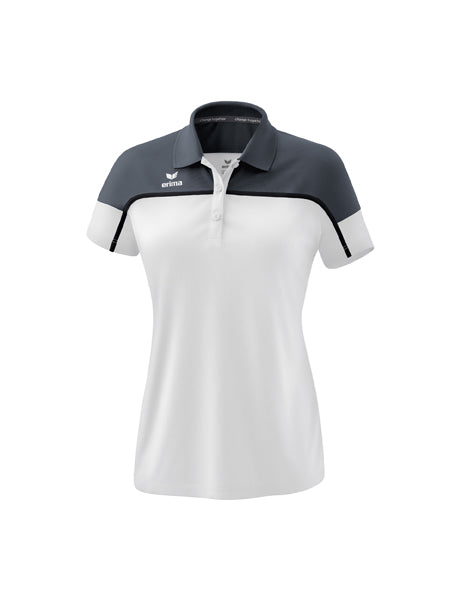 CHANGE by erima Poloshirt Damen weiß/slate grey/schwarz