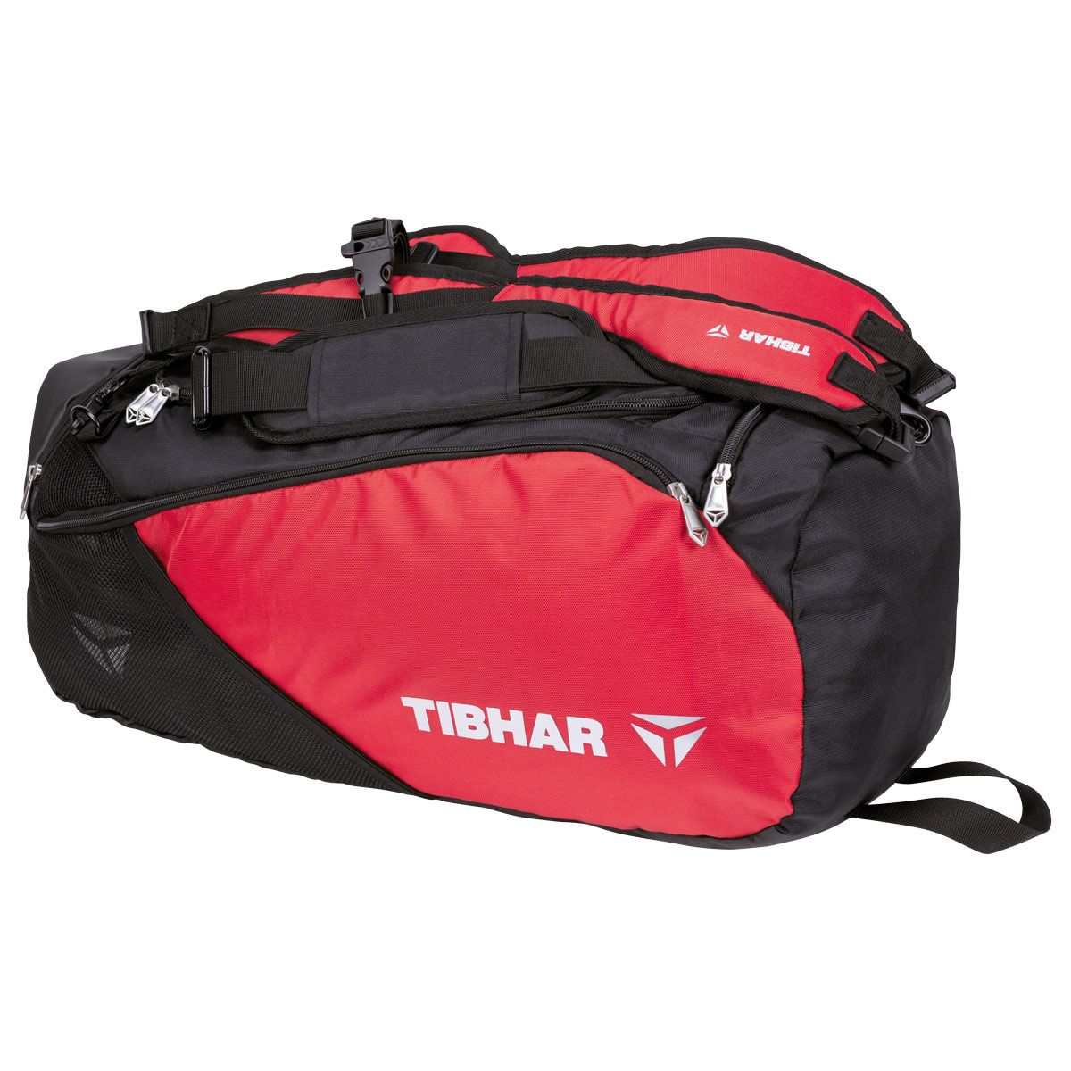 Tasche Mesh rot/schwarz