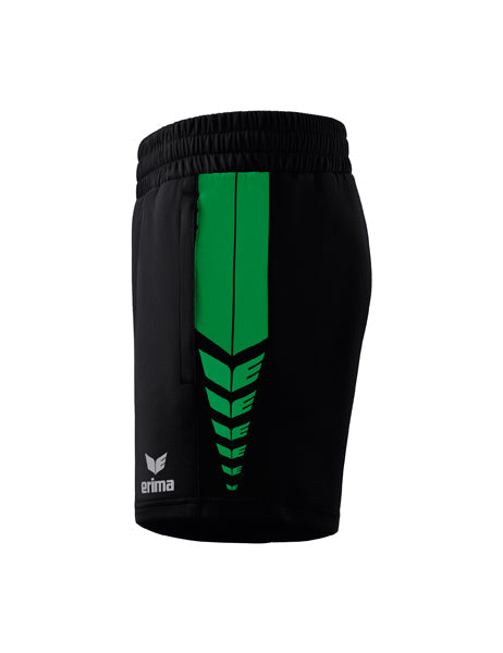 Six Wings Worker Shorts Damen schwarz/smaragd