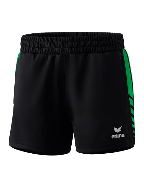 Six Wings Worker Shorts Damen schwarz/smaragd