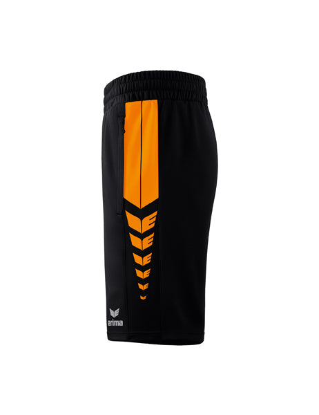 Six Wings Worker Shorts Erwachsene; Kinder schwarz/new orange