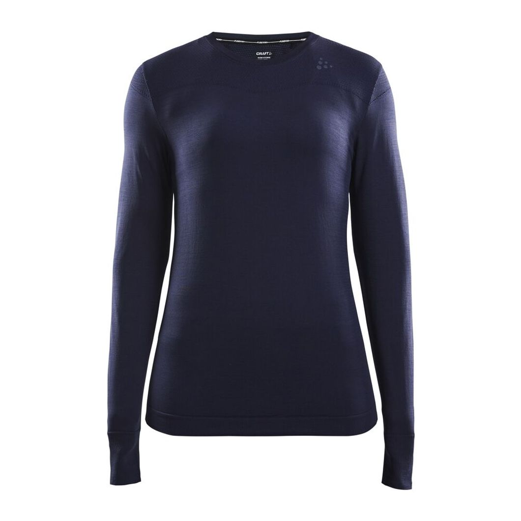 Fuseknit Comfort Rundhals Langarmshirt Damen