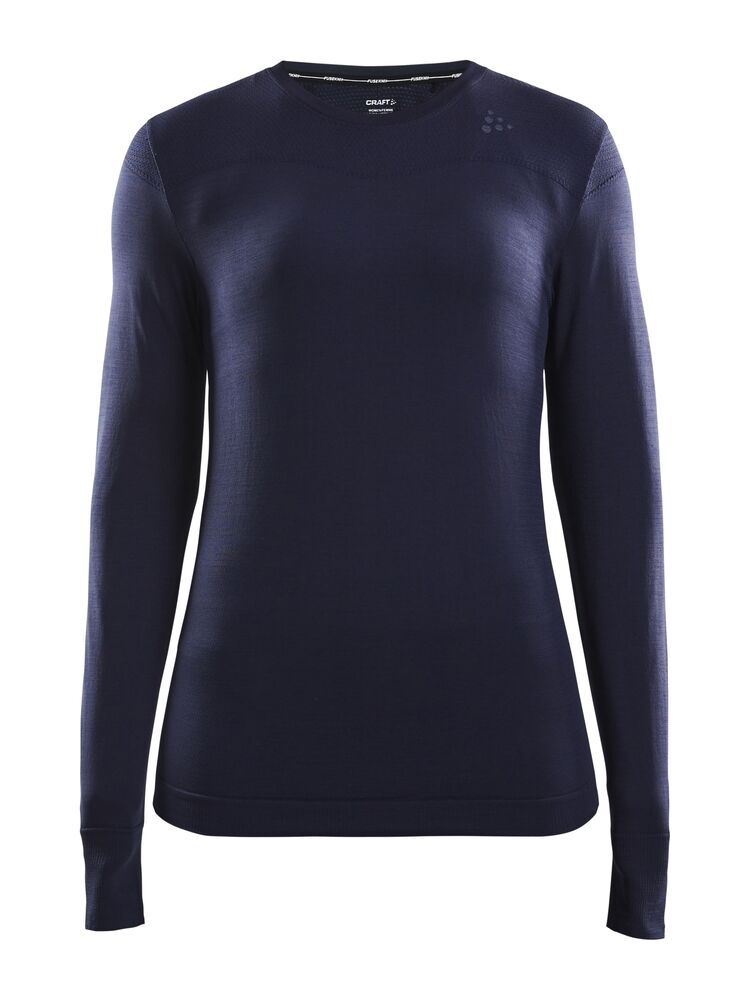 Fuseknit Comfort Rundhals Langarmshirt Damen