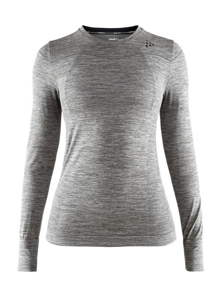 Fuseknit Comfort Rundhals Langarmshirt Damen