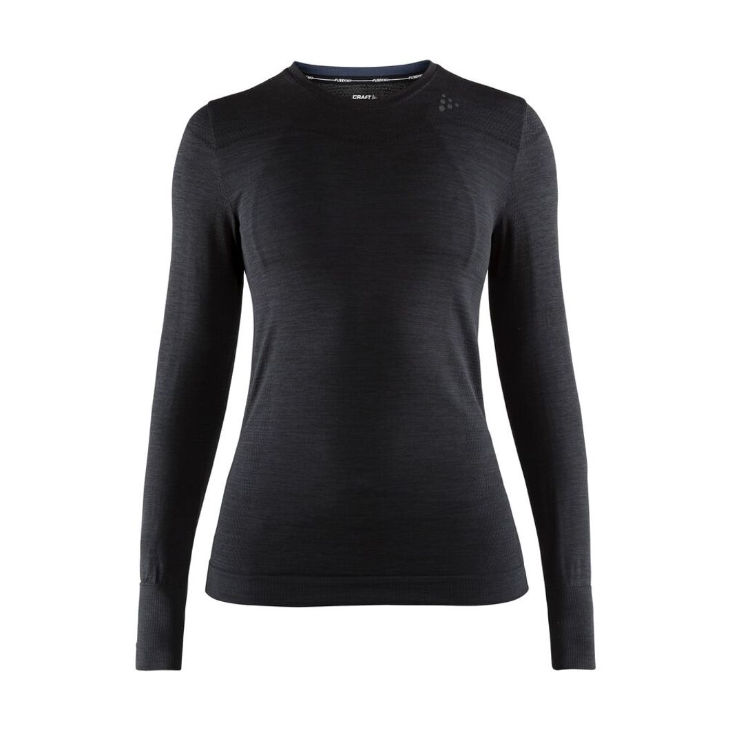 Fuseknit Comfort Rundhals Langarmshirt Damen