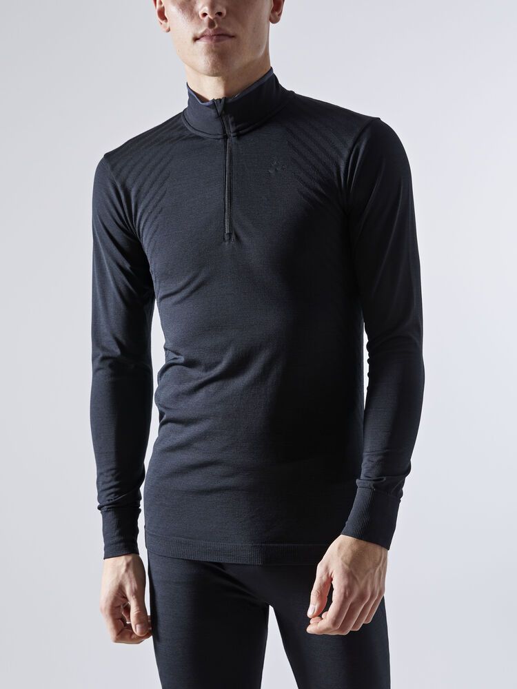 Fuseknit Comfort Zip Langarmshirt