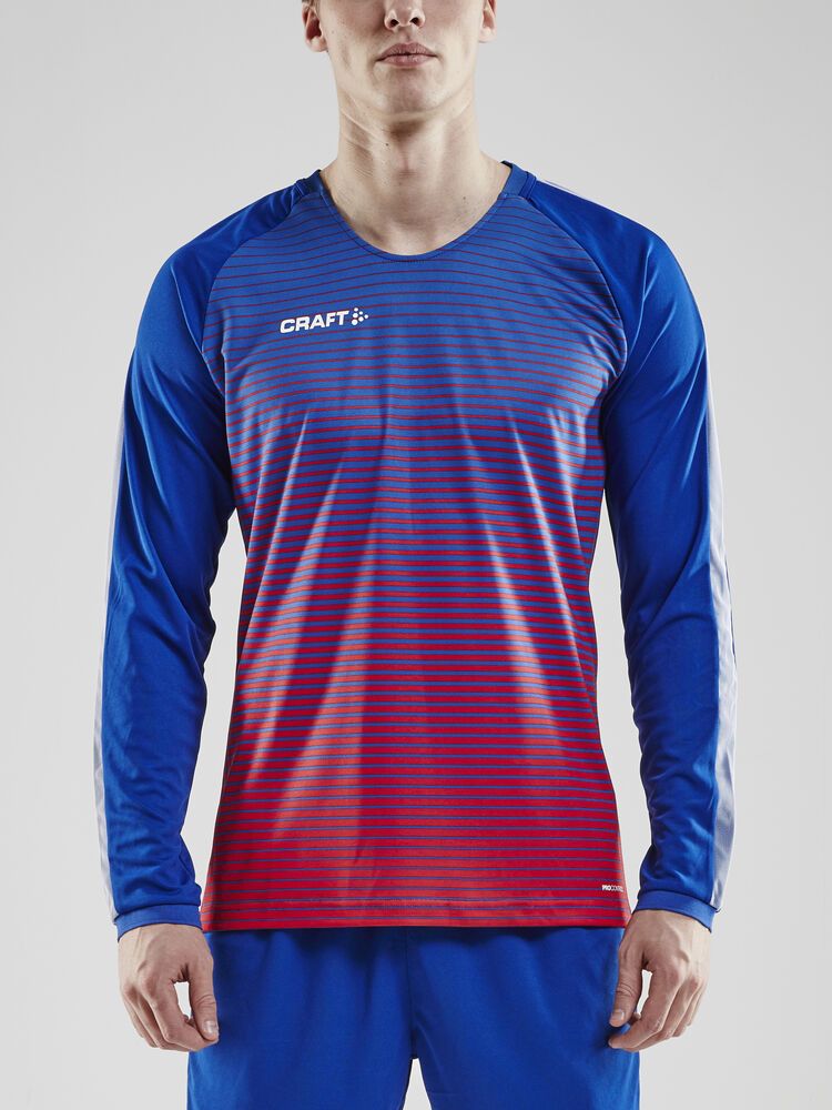 Pro Control Gestreiftes Langarm Trikot