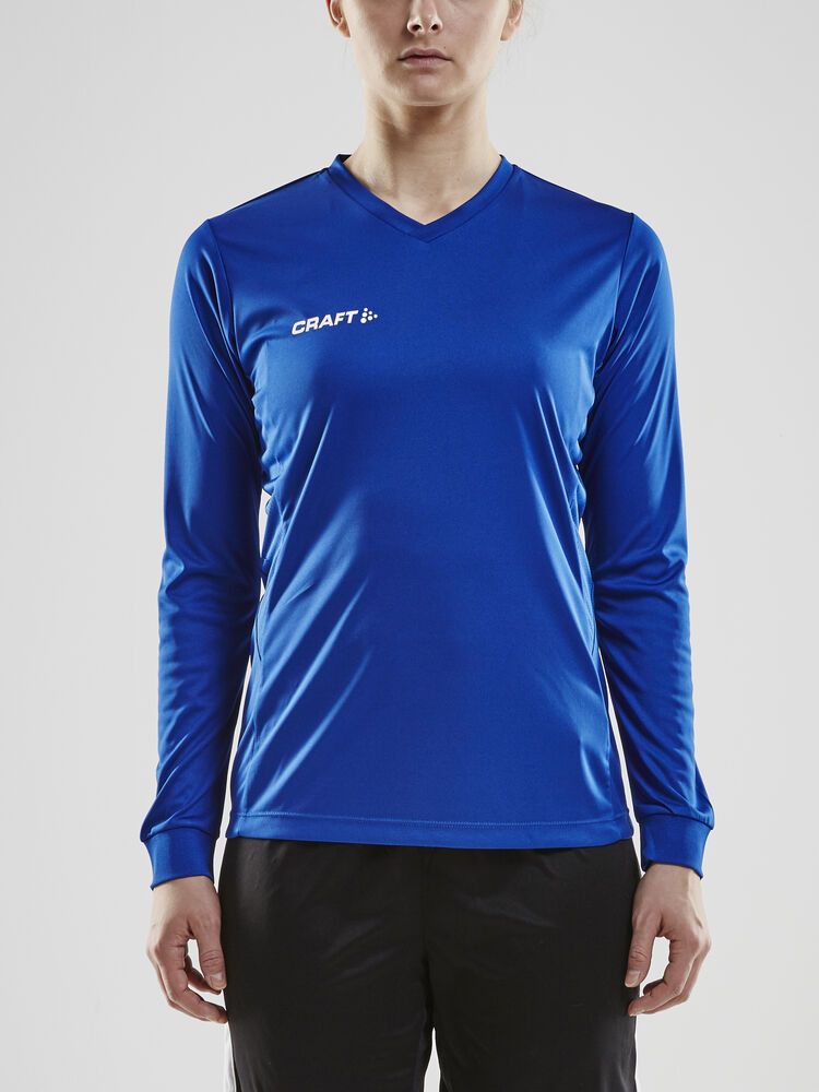 Squad Go Jersey Solid Langarmtrikot Damen