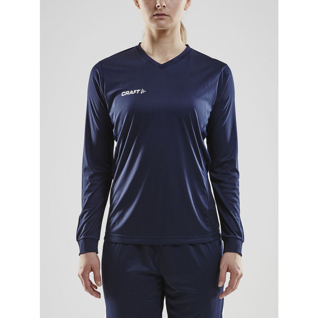 Squad Go Jersey Solid Langarmtrikot Damen