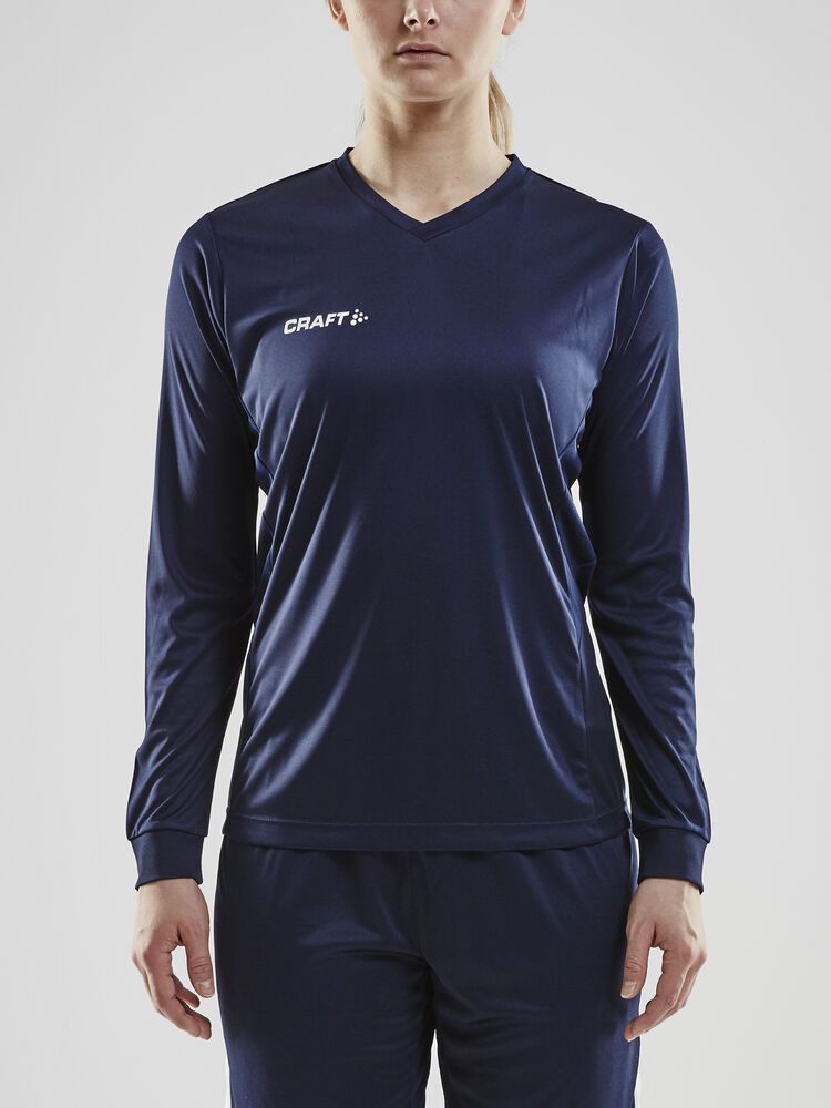 Squad Go Jersey Solid Langarmtrikot Damen
