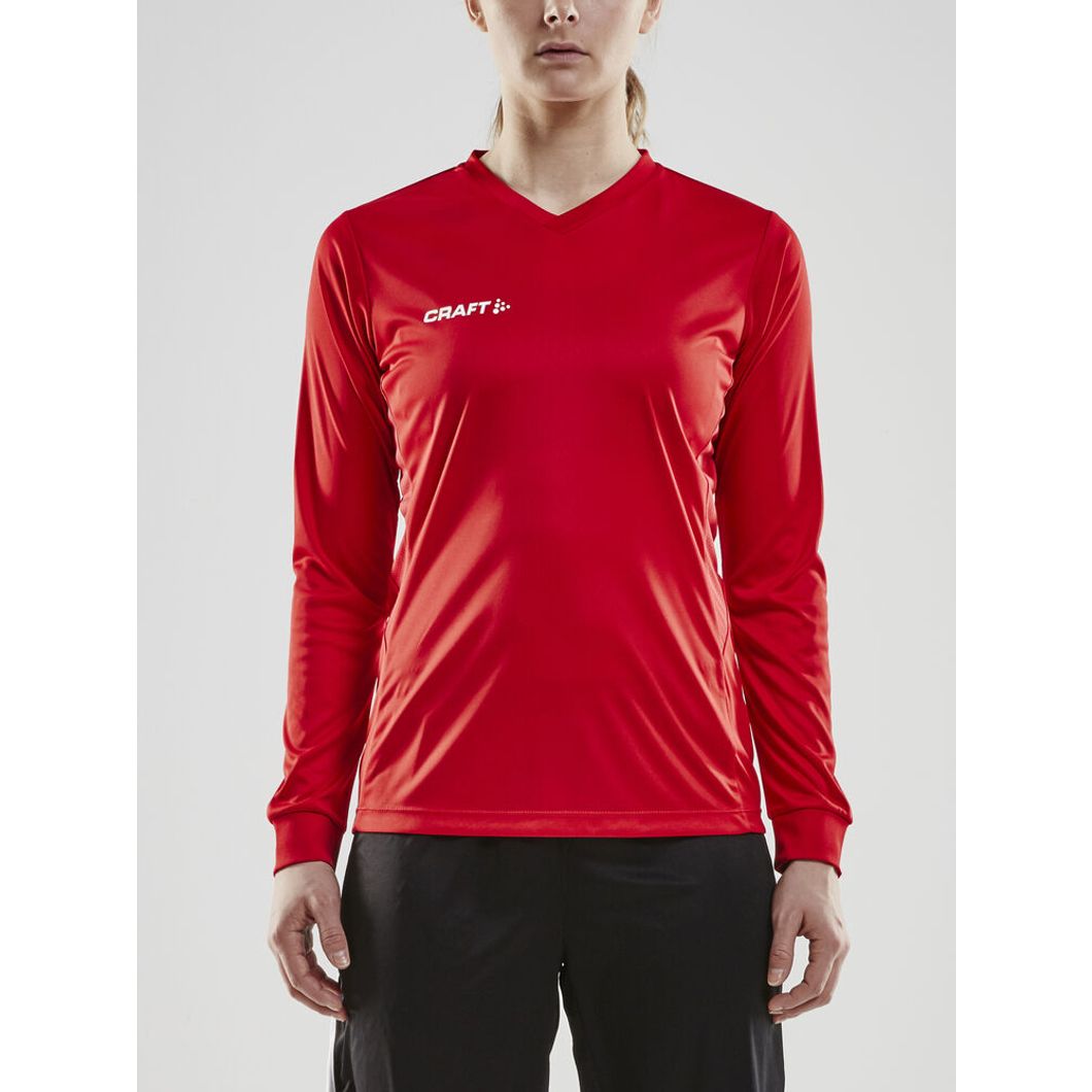 Squad Go Jersey Solid Langarmtrikot Damen