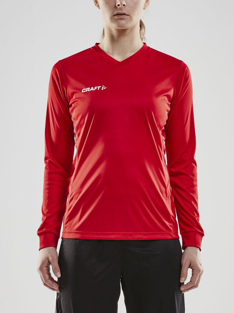 Squad Go Jersey Solid Langarmtrikot Damen