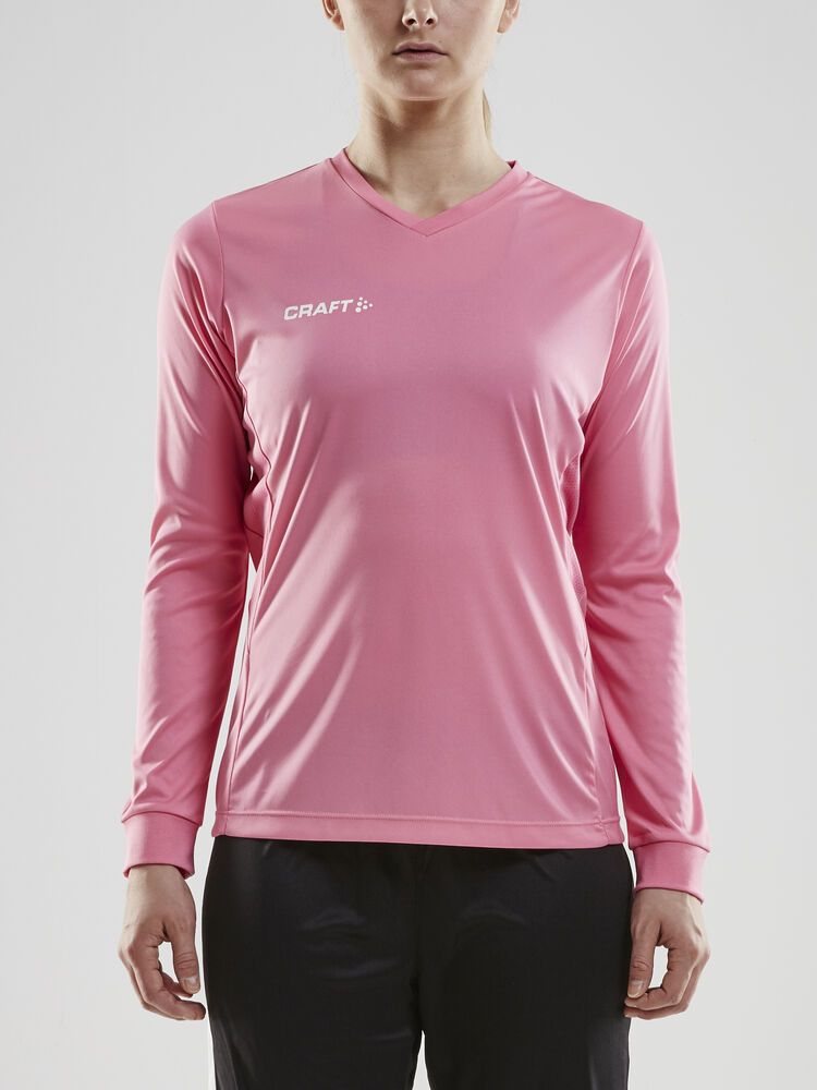 Squad Go Jersey Solid Langarmtrikot Damen