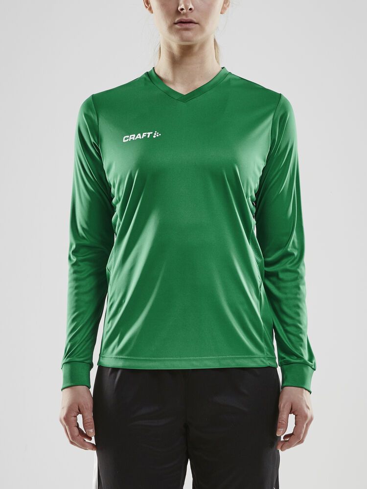 Squad Go Jersey Solid Langarmtrikot Damen