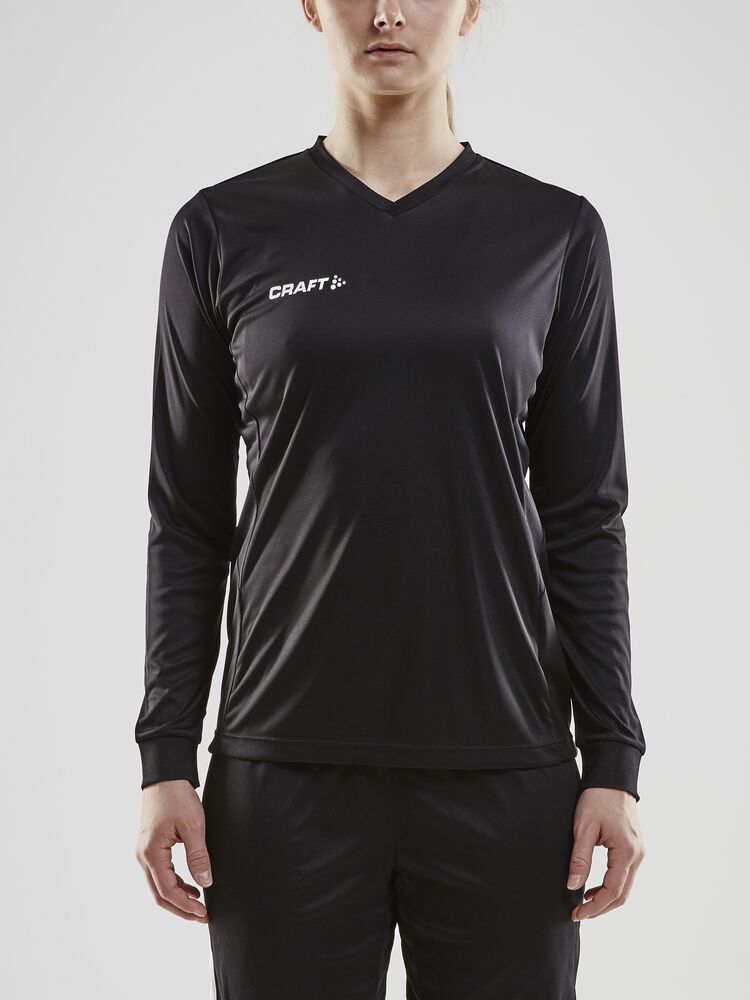 Squad Go Jersey Solid Langarmtrikot Damen