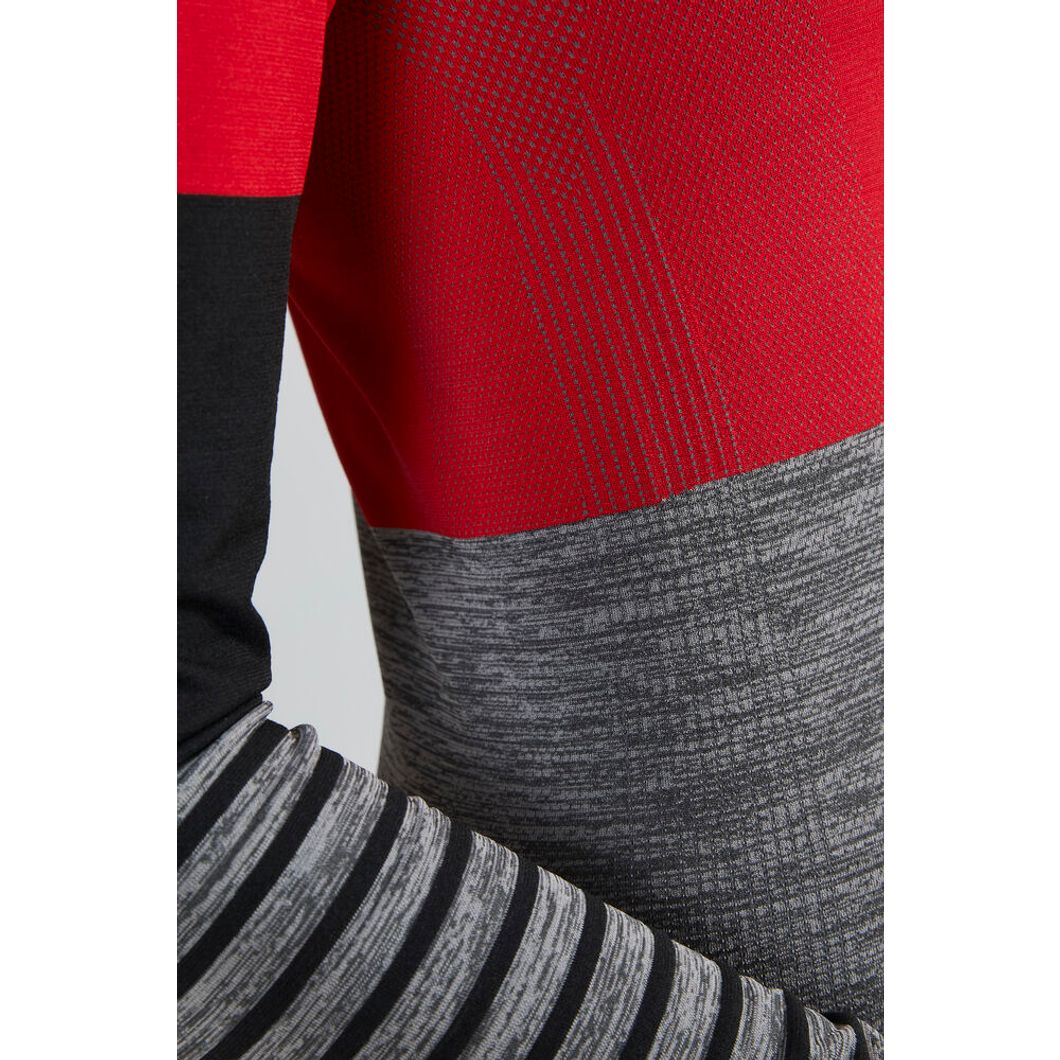 Fuseknit Comfort Blocked Rundhals Langarmshirt Damen