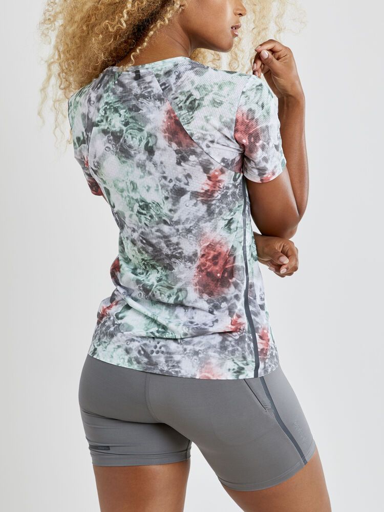 Vent Mesh Short Sleeve Tee Damen