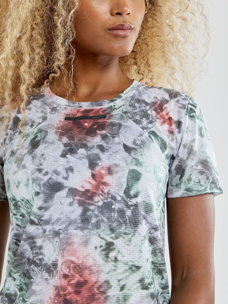 Vent Mesh Short Sleeve Tee Damen