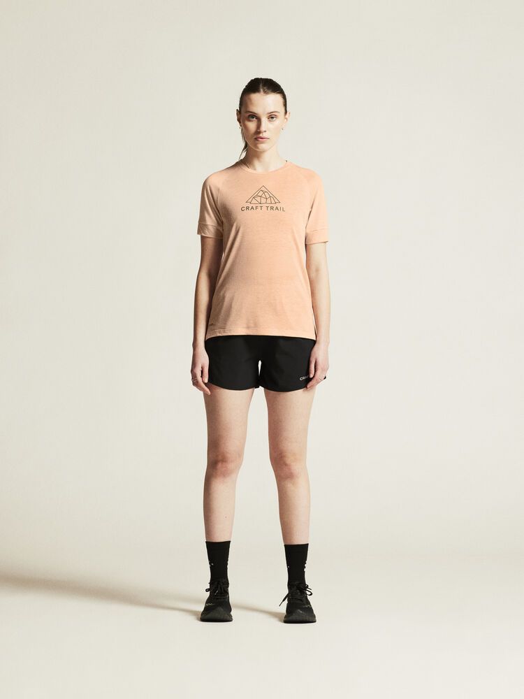 Trail Wool Short Sleeve Tee Damen
