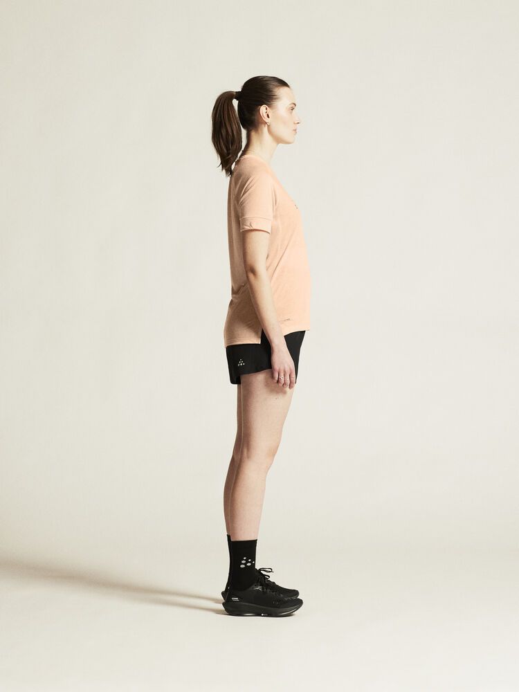 Trail Wool Short Sleeve Tee Damen
