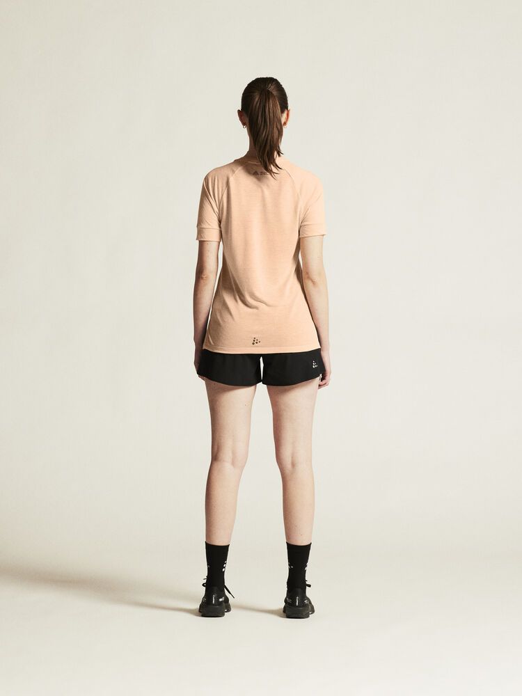 Trail Wool Short Sleeve Tee Damen