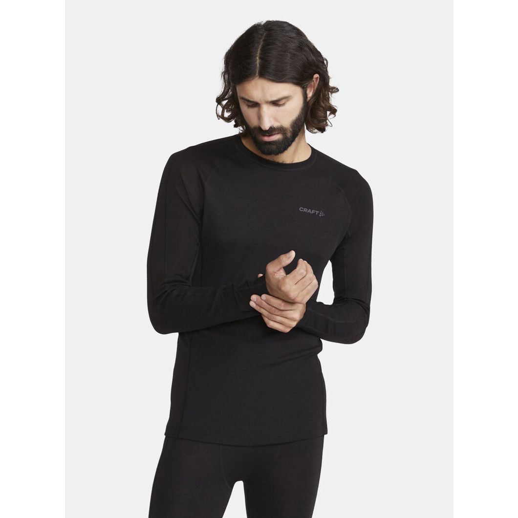 ADV Wool Merino Rundhals Langarmshirt