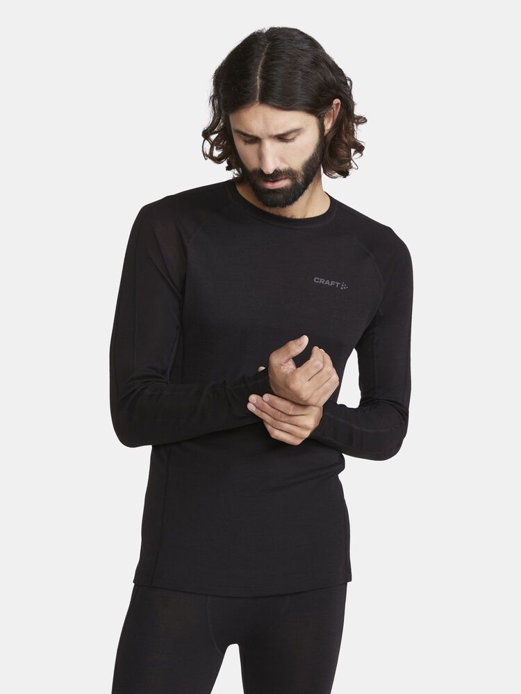 ADV Wool Merino Rundhals Langarmshirt