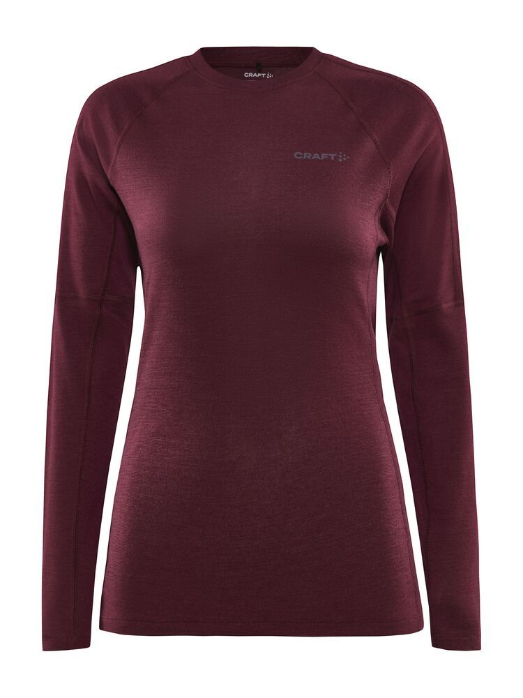 ADV Wool Merino Rundhals Langarmshirt Damen