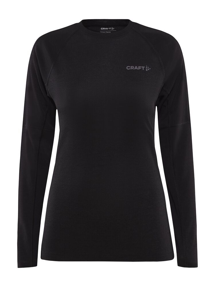 ADV Wool Merino Rundhals Langarmshirt Damen