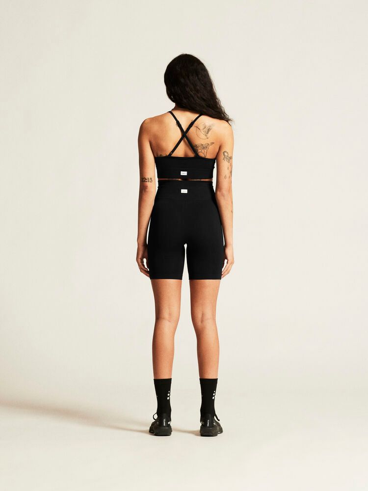 Collective Rib Strap Sports Bra Damen