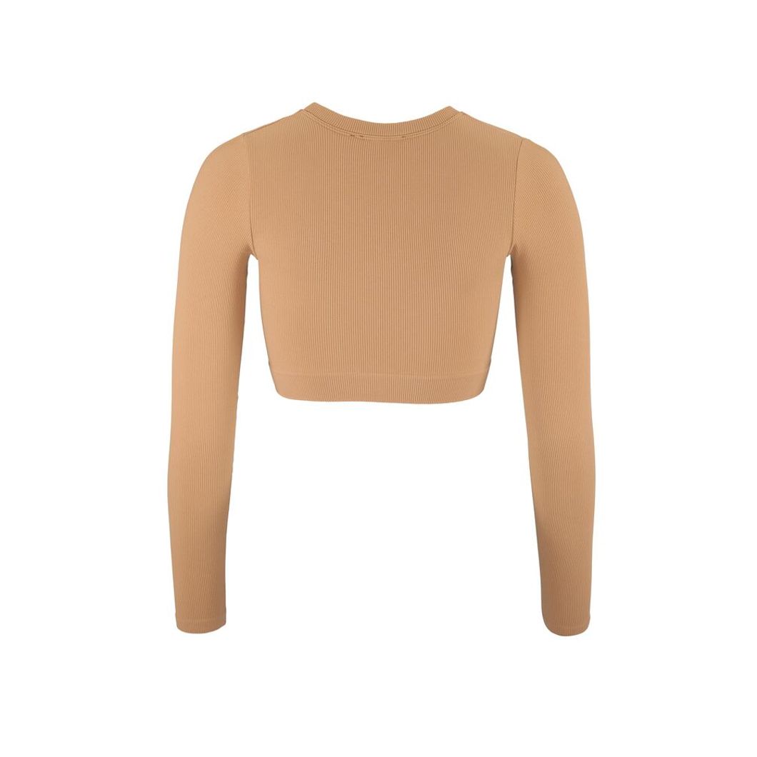 Collective Rib Cropped Longsleeve Top Damen
