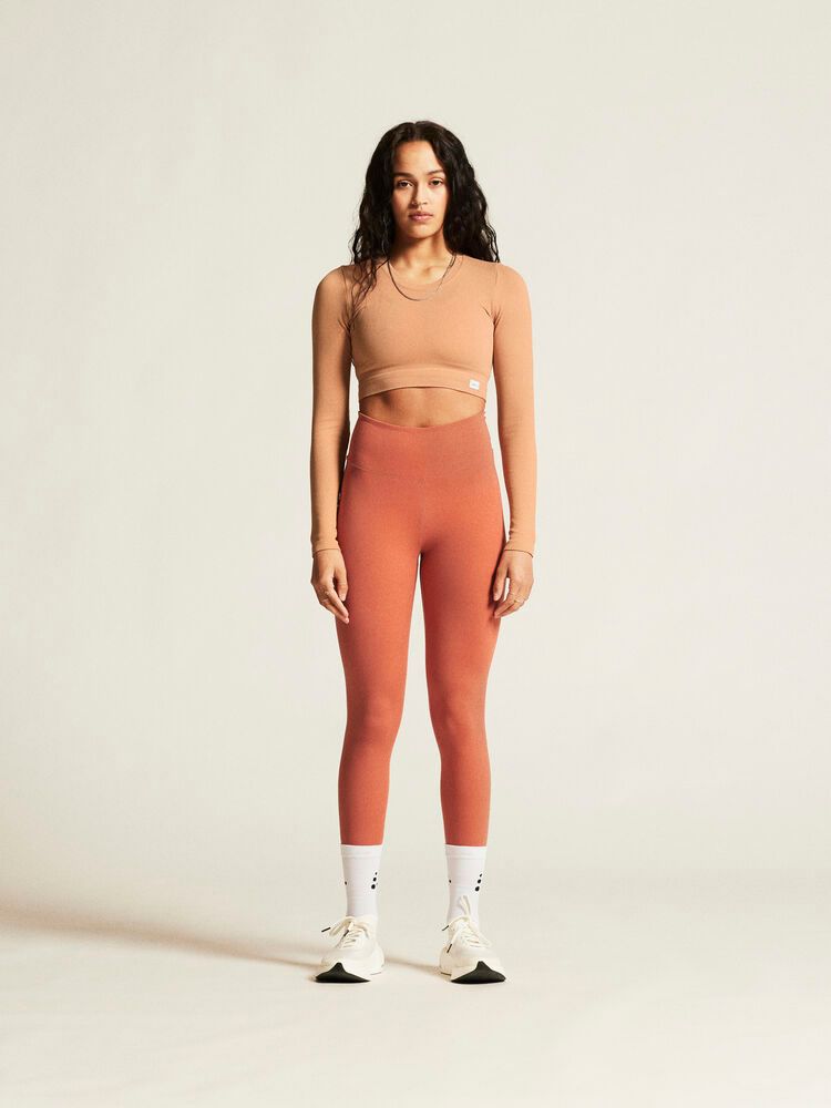 Collective Rib Cropped Longsleeve Top Damen