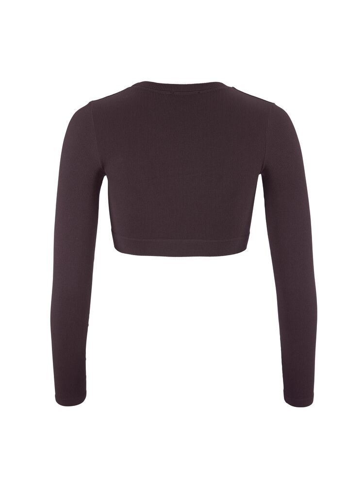 Collective Rib Cropped Longsleeve Top Damen