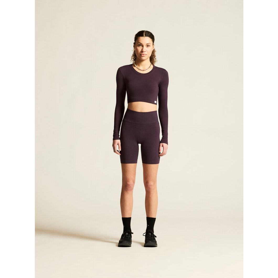 Collective Rib Cropped Longsleeve Top Damen