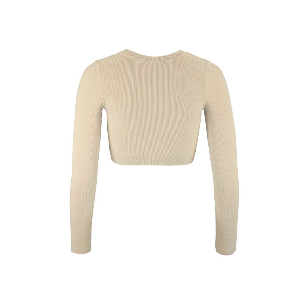 Collective Rib Cropped Longsleeve Top Damen