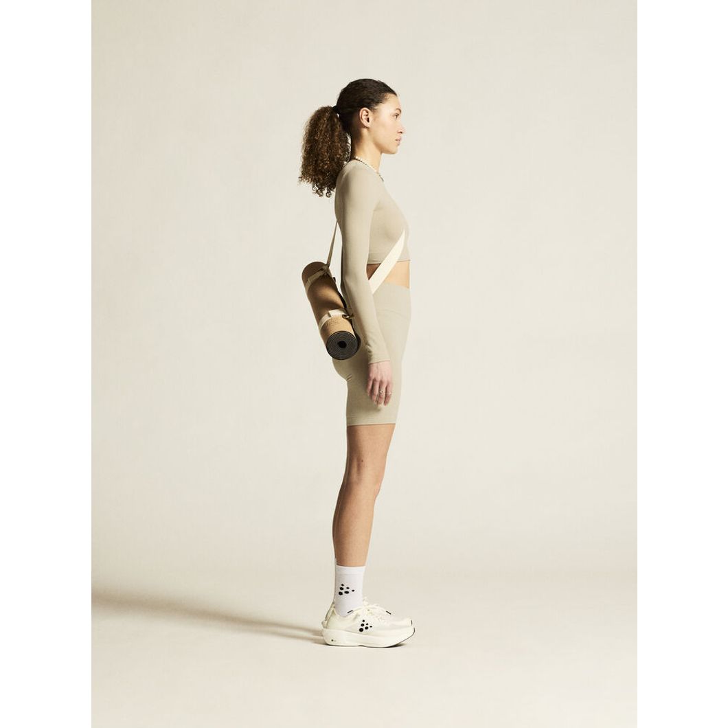 Collective Rib Cropped Longsleeve Top Damen