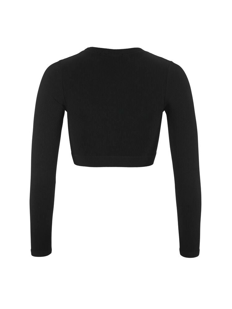 Collective Rib Cropped Longsleeve Top Damen