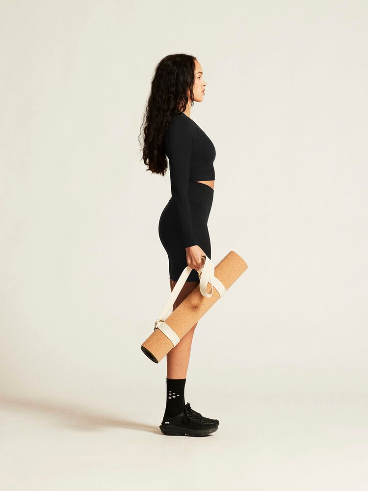 Collective Rib Cropped Longsleeve Top Damen