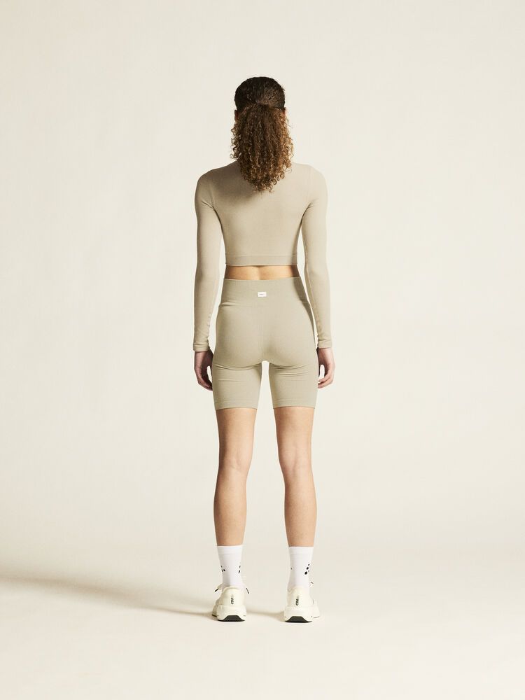 Collective Rib Short Tights Damen