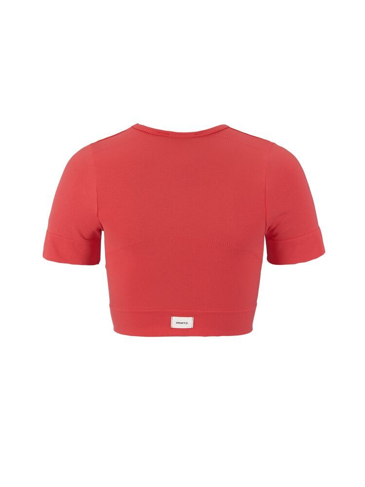Collective Seamless Cropped Short Sleeve Top Damen