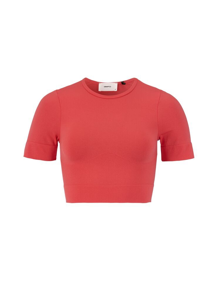 Collective Seamless Cropped Short Sleeve Top Damen
